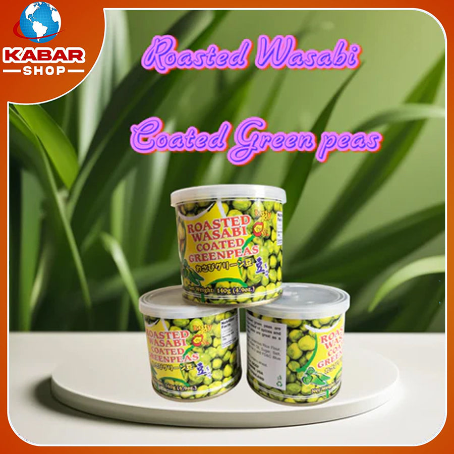 ရော့တပ် ဝစ်စဘီ - Roasted Wasabi's Coated green peas