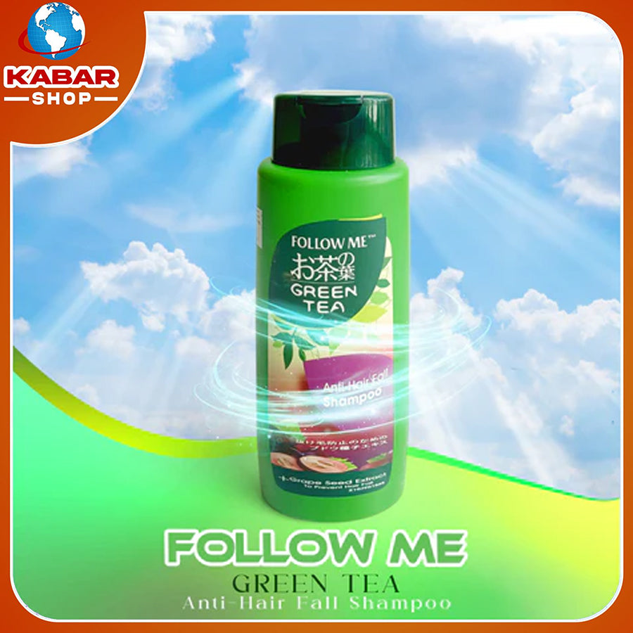Follow Me - Green Tea - Anti Hair fall Shampoo