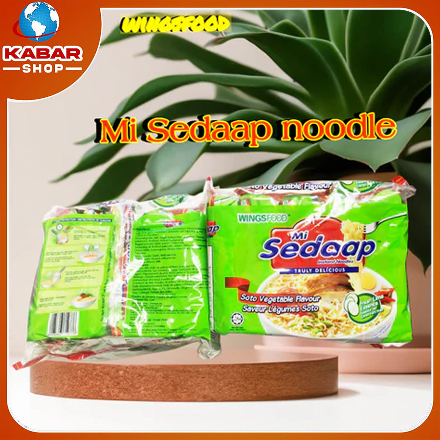 အသီးအရွက်ပါအရသာရှိခေါက်ဆွဲ Mie Sedaap instant noodles vegetable flavor