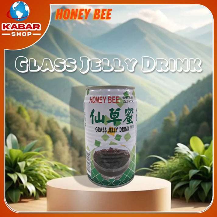 ဂျေလီပါအချိုရည် Honey Bee: Grass Jelly Drink