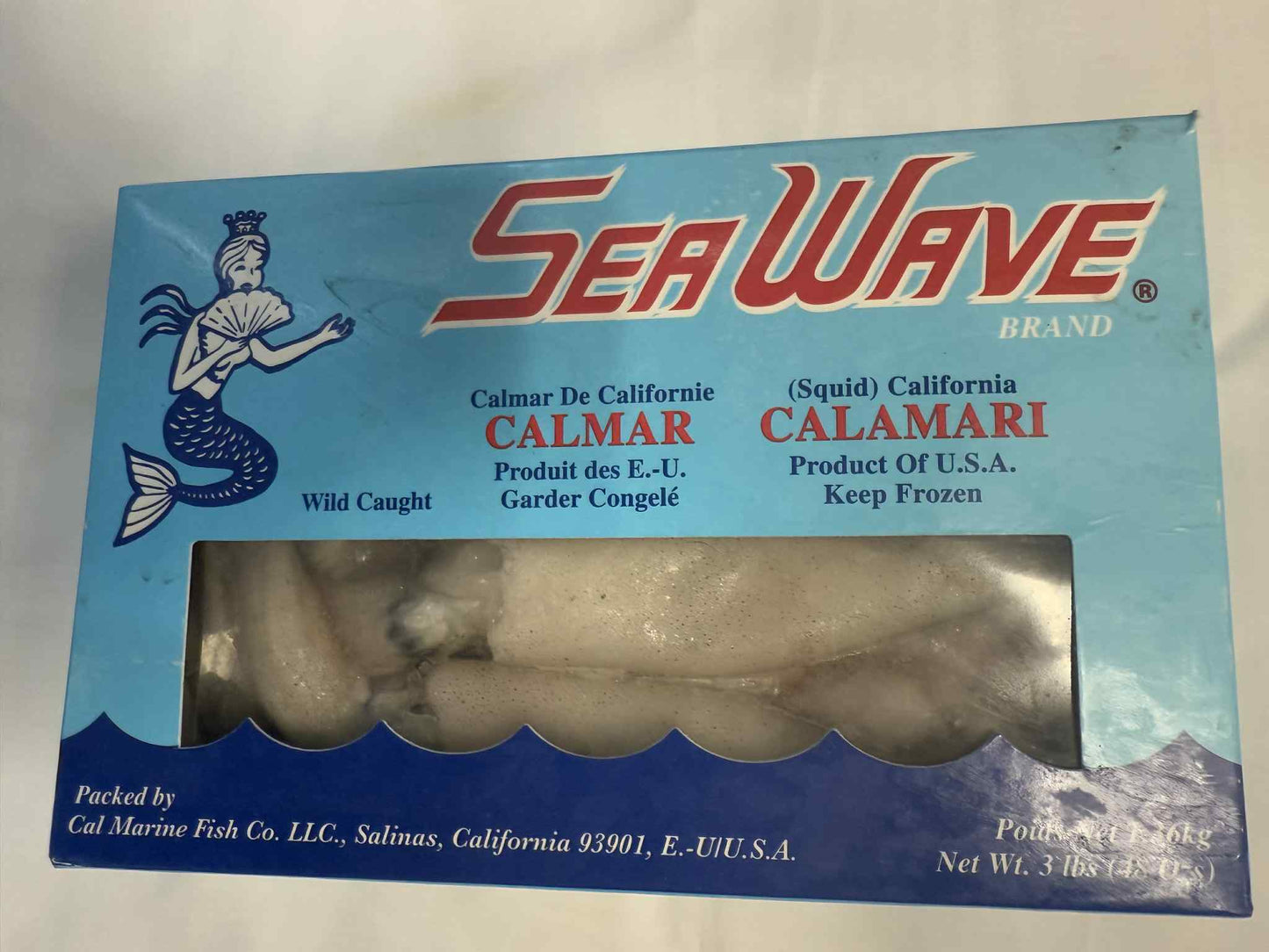 Frozen squid (Sea Wave) -အေးခဲထားသော ပြည်ကြီးငါး
