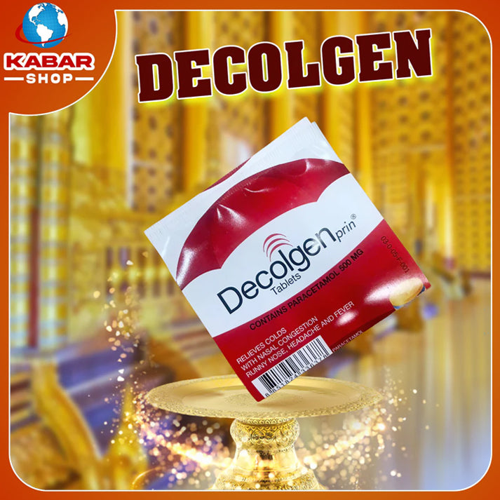 ဒီကိုဂျင်ကဒ် - အအေးမိဖျားနာပျောက်ဆေး ၊ Decolgen