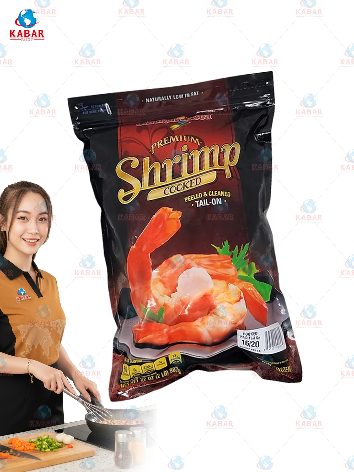peeled cooked shrimp အခွံခွါပြီးပုစွန်