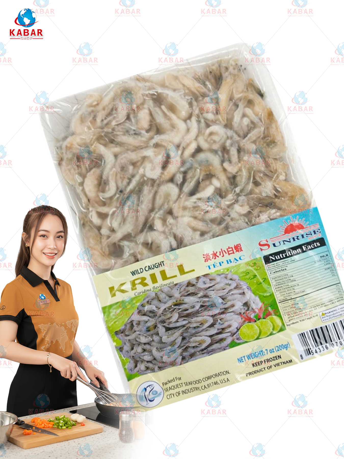 baby krill (shrimp) ပုစွန်သေး 60* 7oz