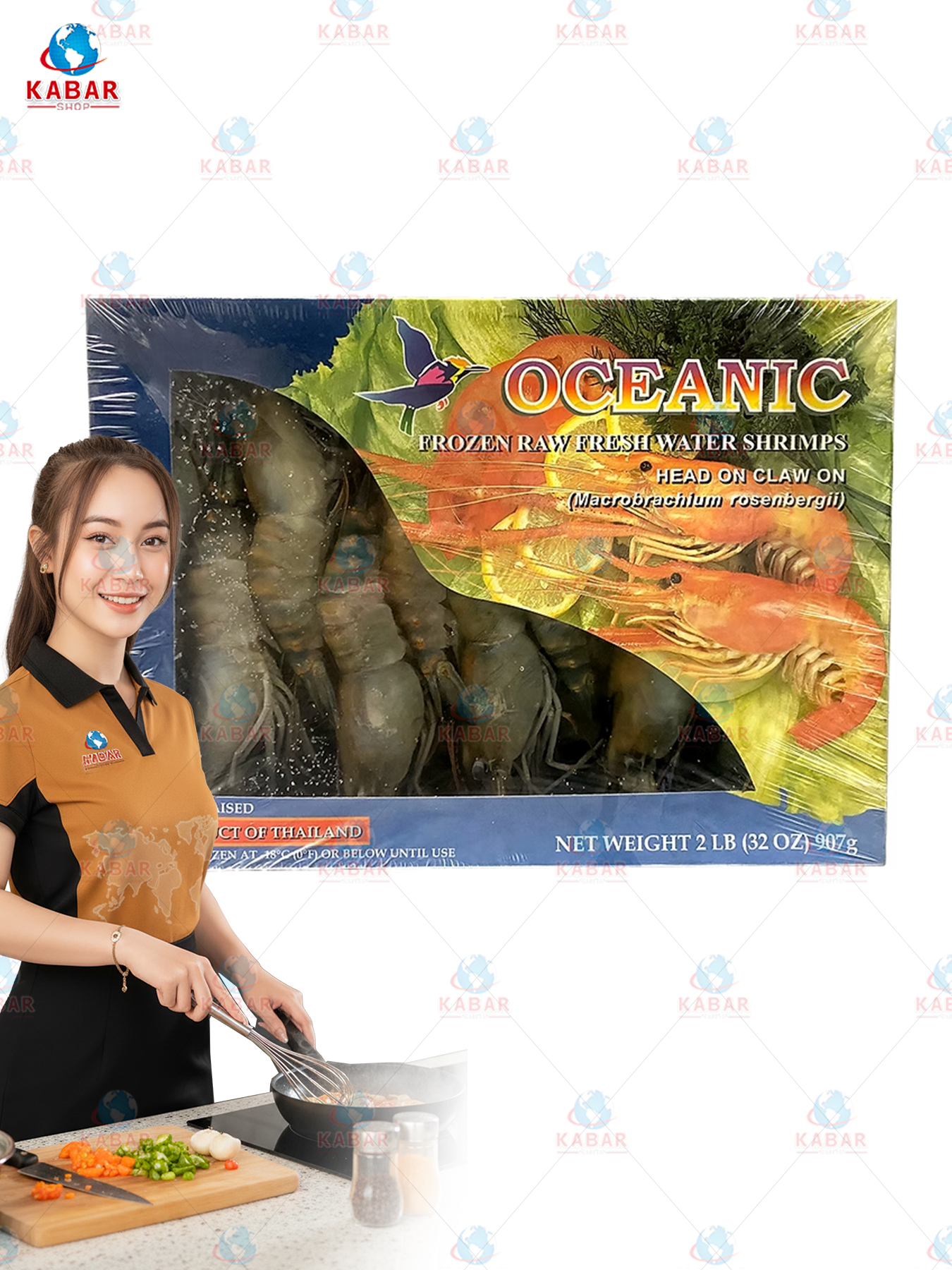 shrimp 12* 2lb oceantic ပုစွန်