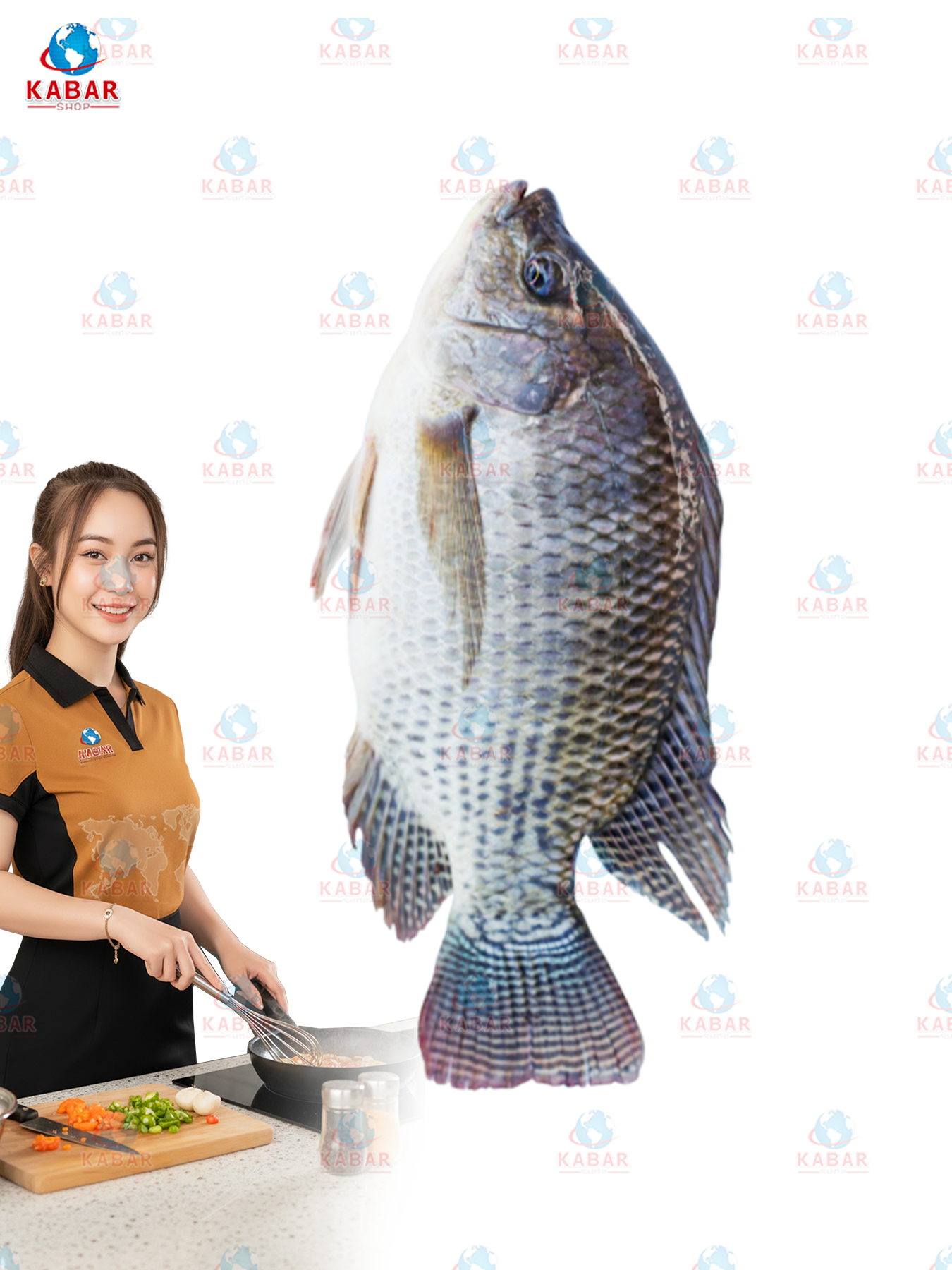 TILAPIA FISH 550-750 ဆလားဗီးယား 40lb