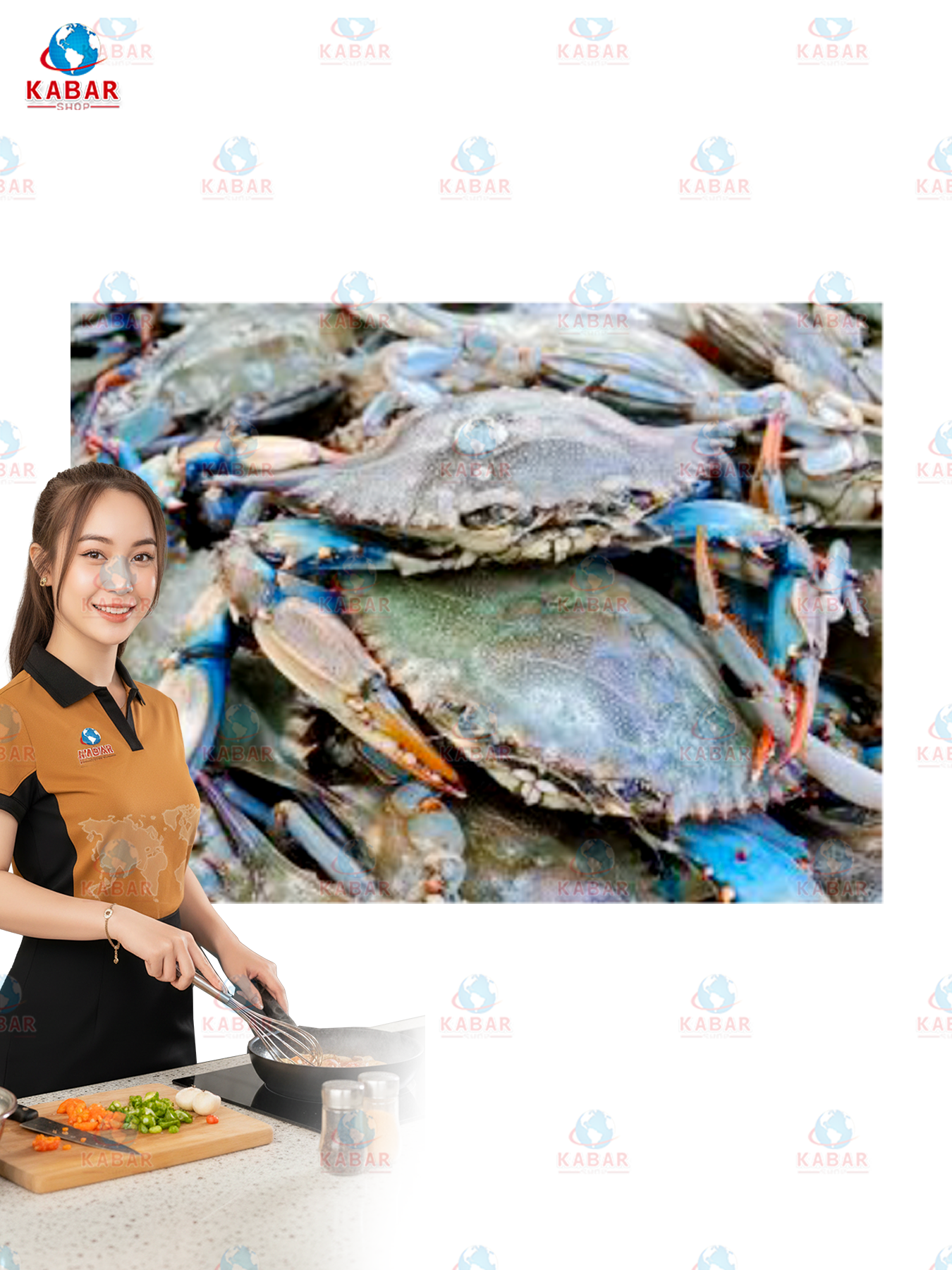 blue crab ဂဏန်း 40lb