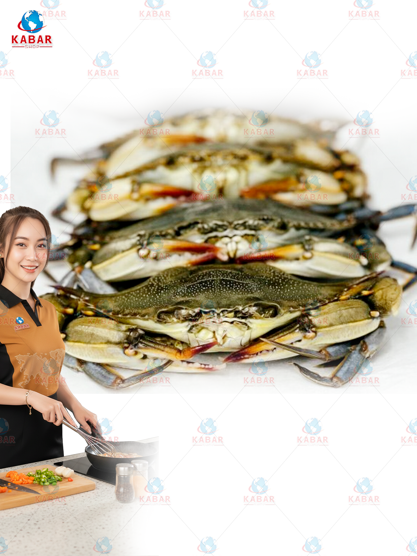 whole crab ဂဏန်း 108 pcs