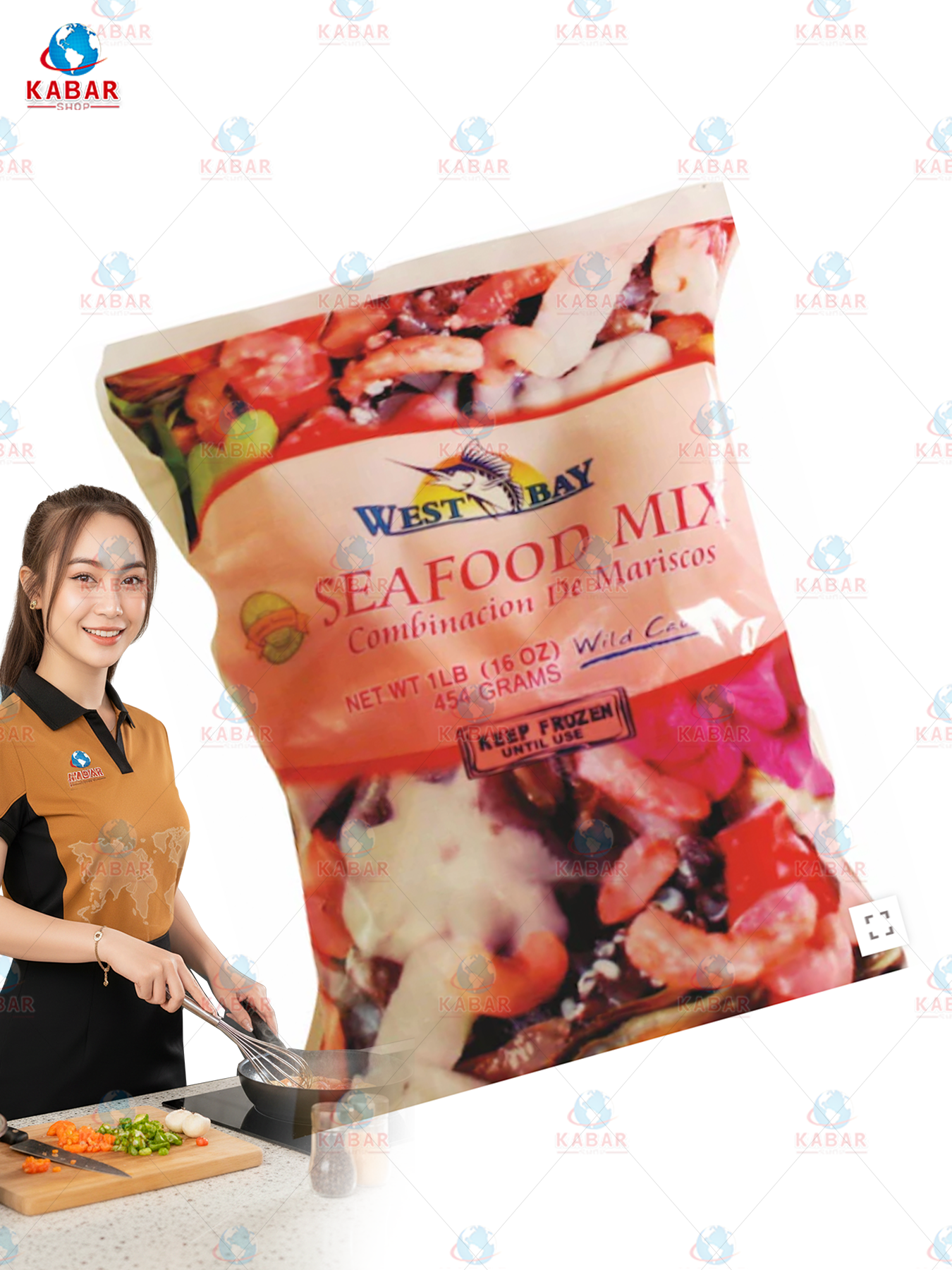 seafood mix ပင်လယ်စာ 30* 16oz