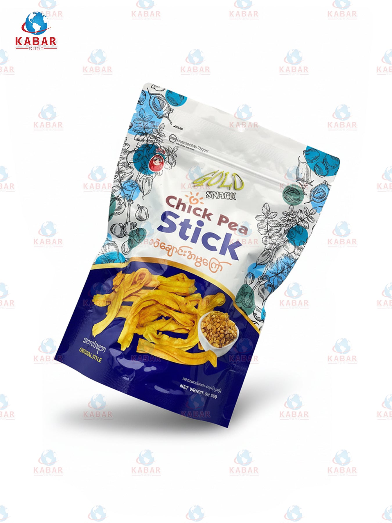 Gold Snack – Chick Pea Stick ပဲချောင်းအမွကြော် (80g x 36 packs)