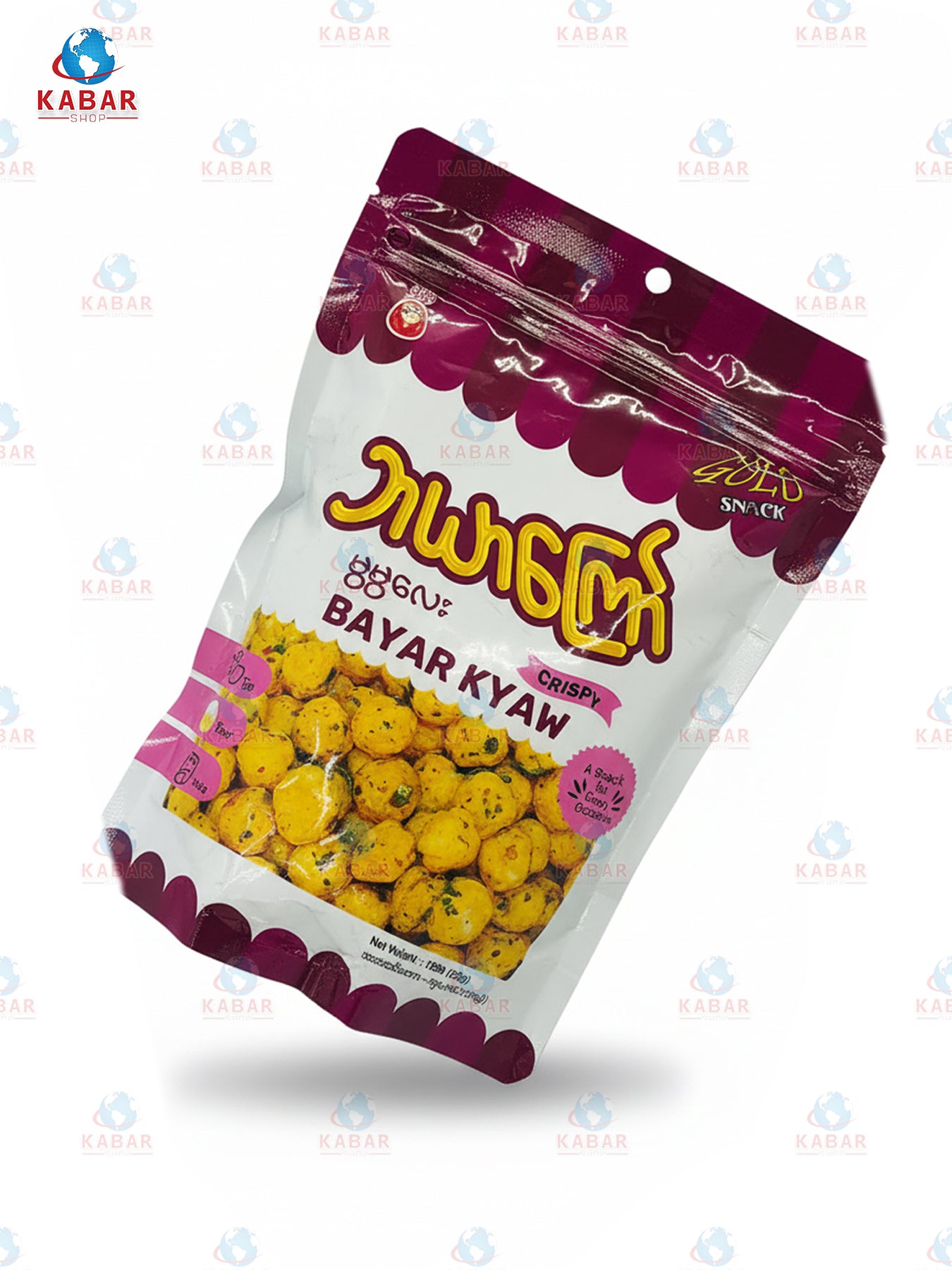 Gold Snack ( bayarkyaw ) ဘယာကြော် (150 g x 30 Pcs)