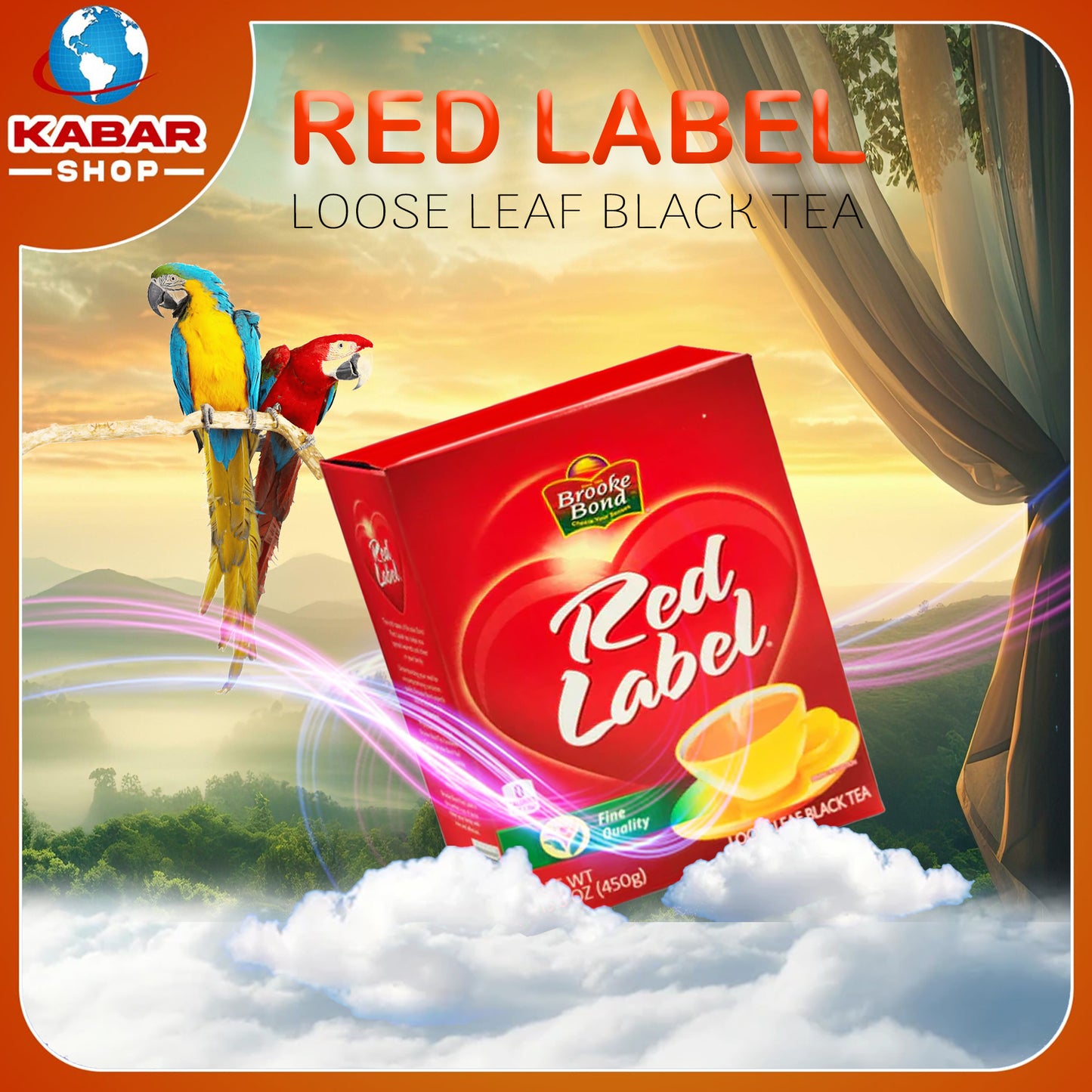 ရထ်လယ်ဘယ် - Red Label loose leaf black tea 001