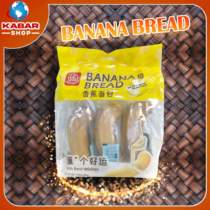 ဘနားနား ဘရိ ၊ BREAD - BANANA FLAVOR (FORTUNE) SIZE: 5 X 400 G