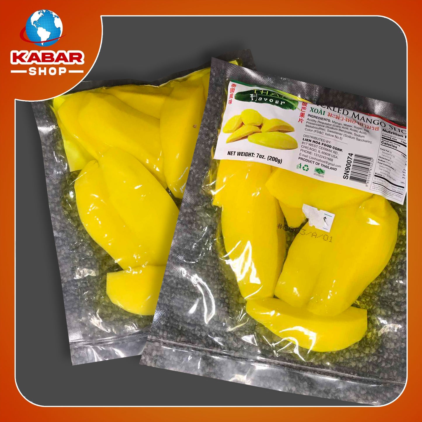 သရက်သီးသနပ် Pickled Mango Thai flavor