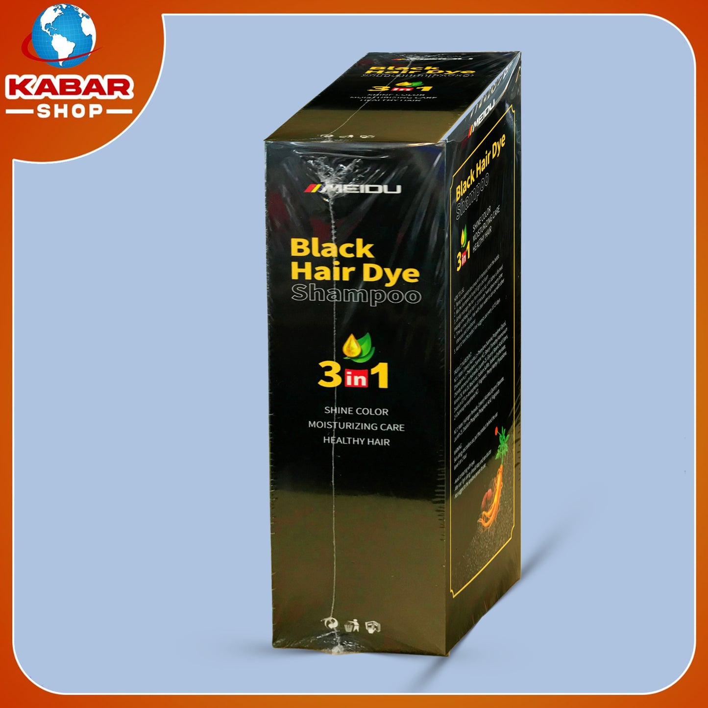 ခေါင်းလျော်ရည် Black Hair Dye shampoo 001