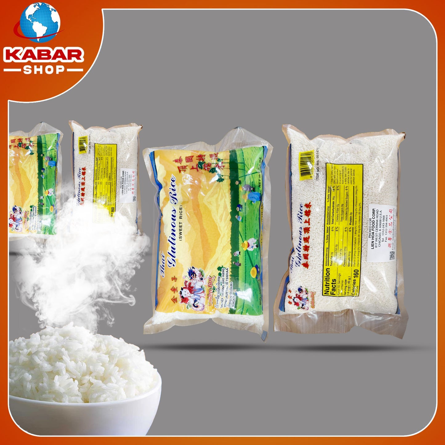 Glutinous rice - sweet rice 2lb