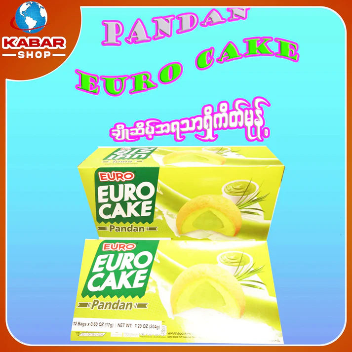 Euro Pandan Cake (L) 12 x 12 x 17 g