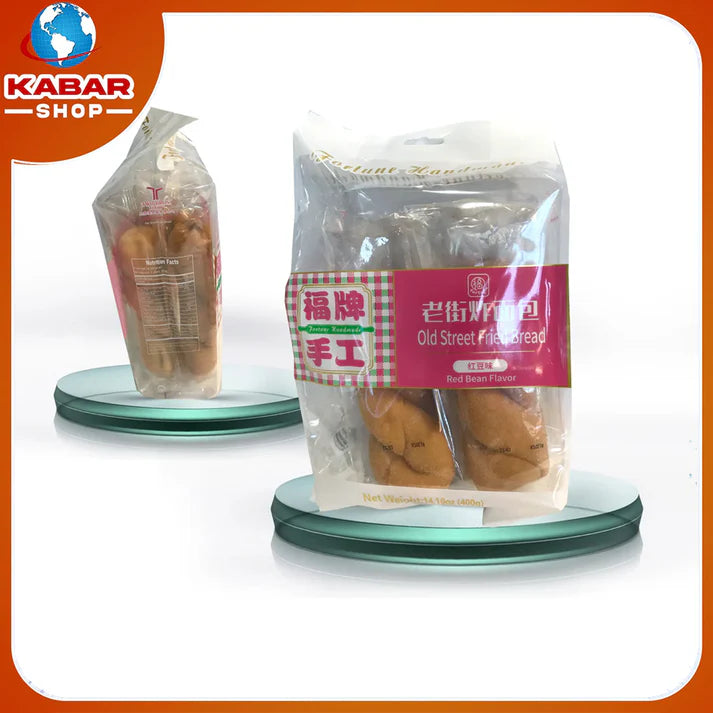 OLD STREET FRIED BREAD, RED BEAN FLAVOR 10X400g