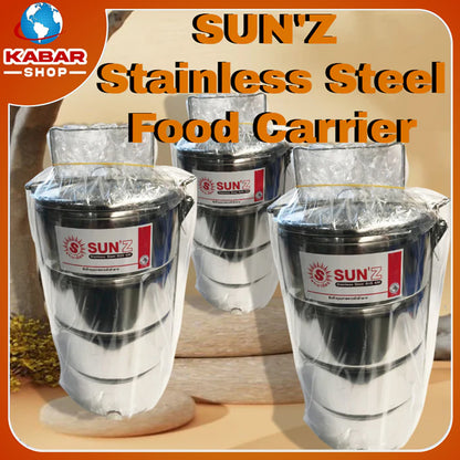 ဆန်း စတီးလစ် စတီး - SUN'Z Stainless Steel Food Carrier