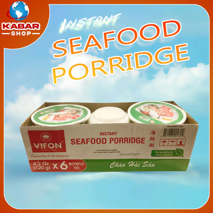 ပင်လယ်စာ အရသာဆန်ပြုတ် Instant Seafood Porridge