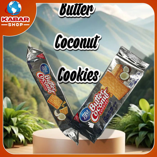 ထောပတ်အုန်းသီးကုတ်ကီးမုန့် Butter Coconut Cookies