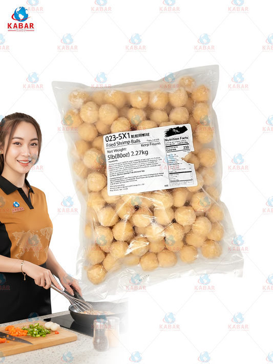 fried shrimp ball ပုစွန်လုံး 5* 5lb