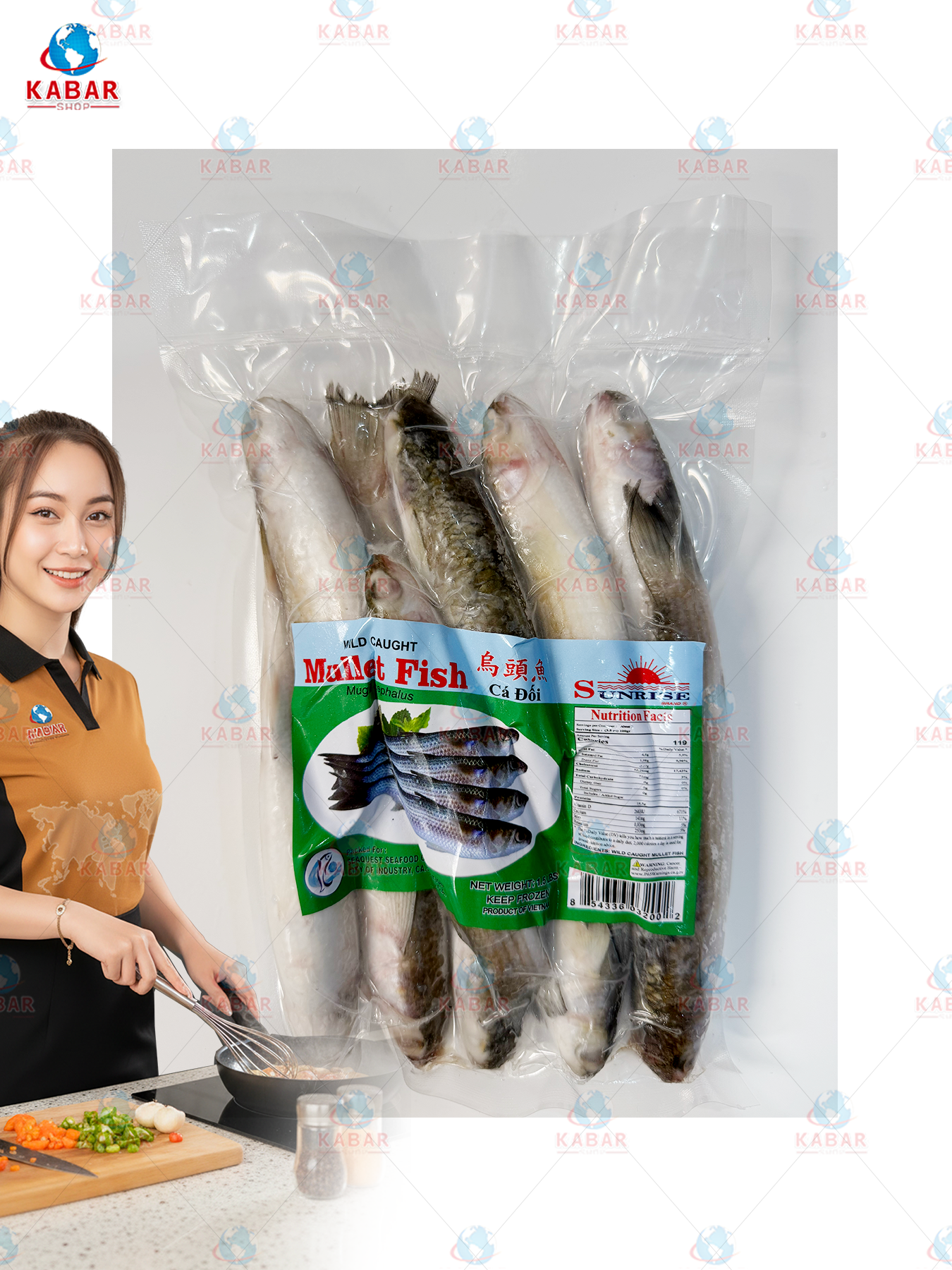 mullet fish ငါးကင်ကျိုင်း 20*1.5lb