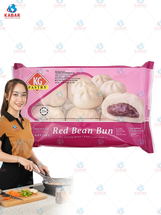 dumpling with red bean bun ပဲပေါက်စီ 12* 6pcs