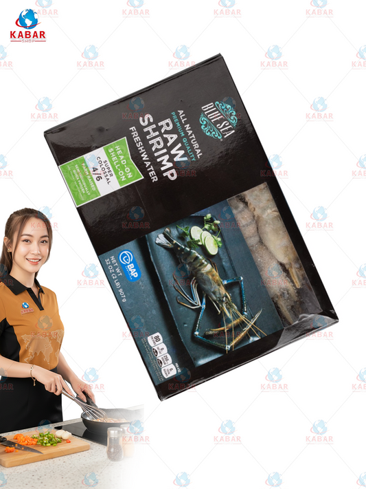 raw shrimp 4-6 ပုစွန်တုတ် 10* 2lb