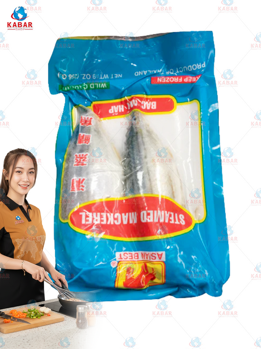 steamed mackerel ငါးကွင်းရှပ် 24 x 7 oz