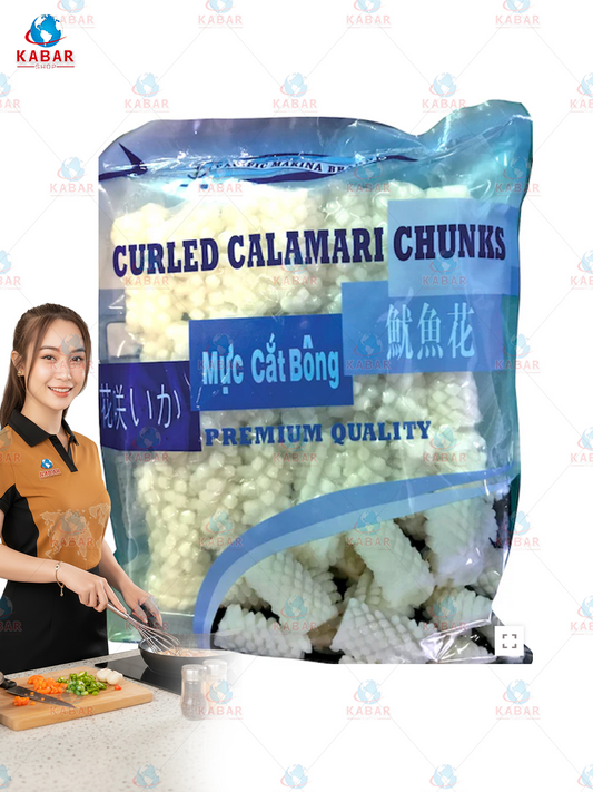 curled calamari chunks/ အမဲတံပက်
