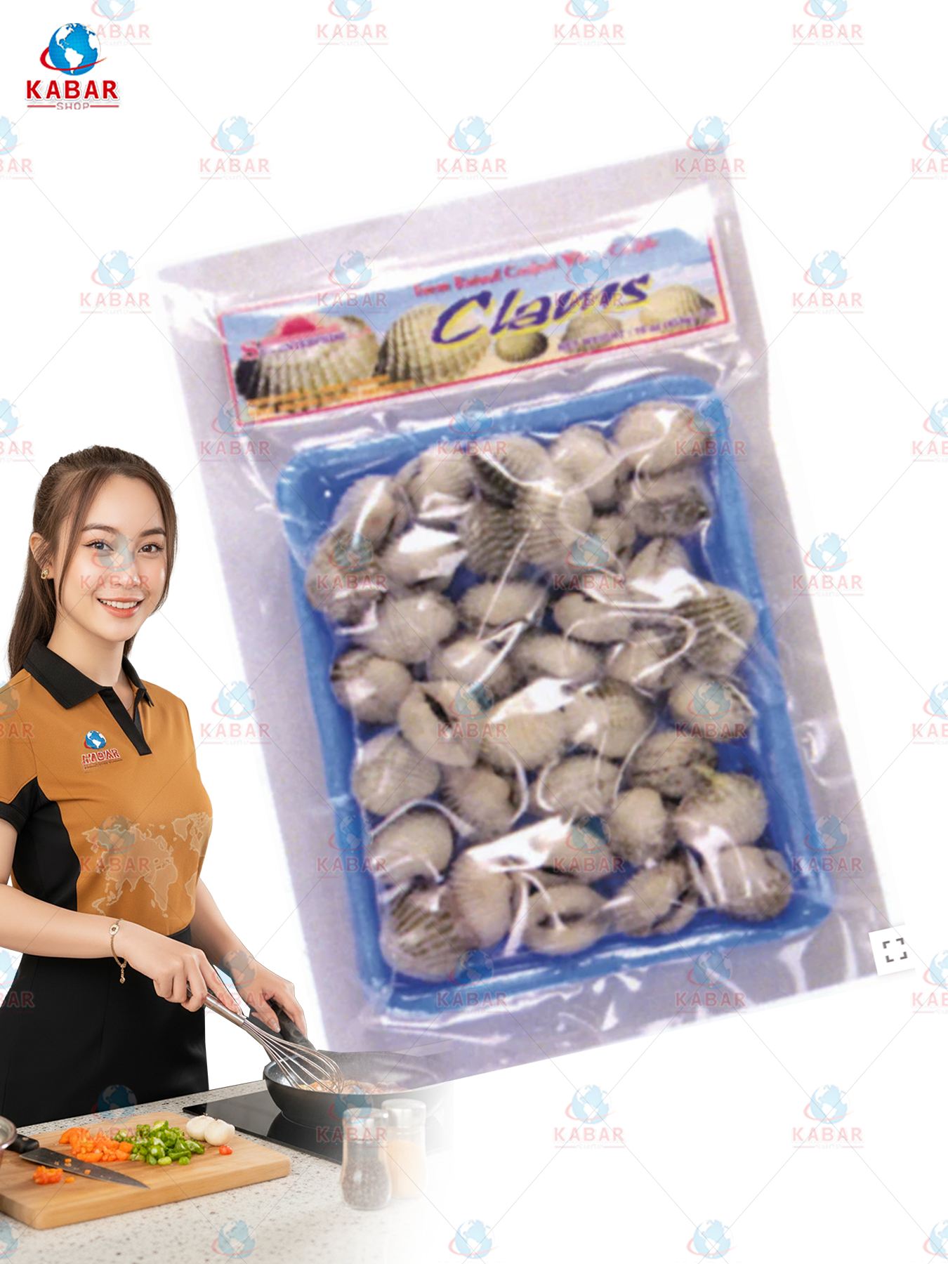 clam shell ဂုံးခရု 20* 16 oz