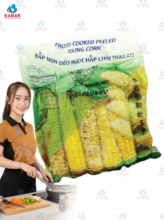 frozen cooked corn ပြောင်းဖူးပြုတ် 30* 17 oz