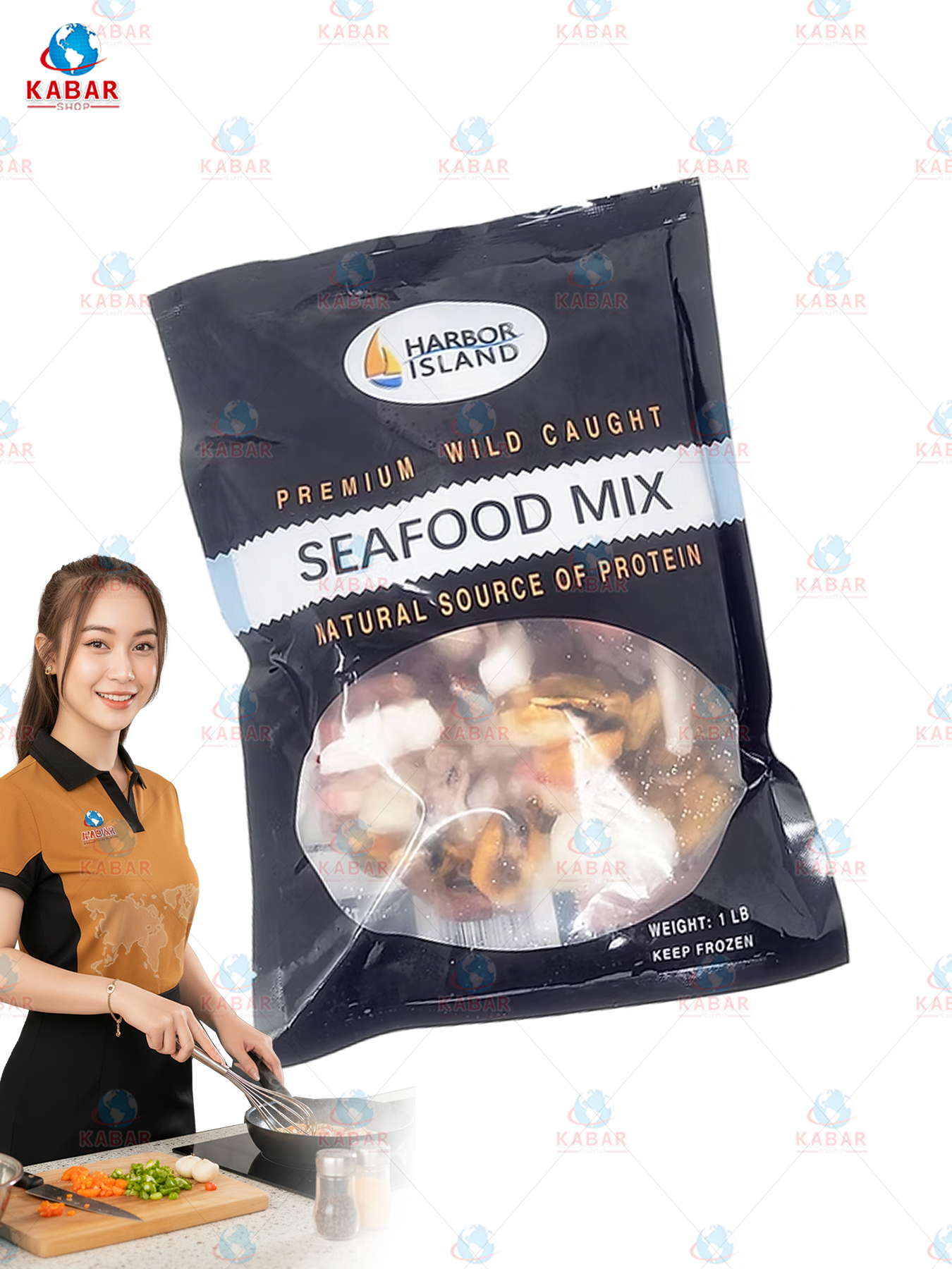 seafood mix ပင်လယ်စာ 24* 1lb