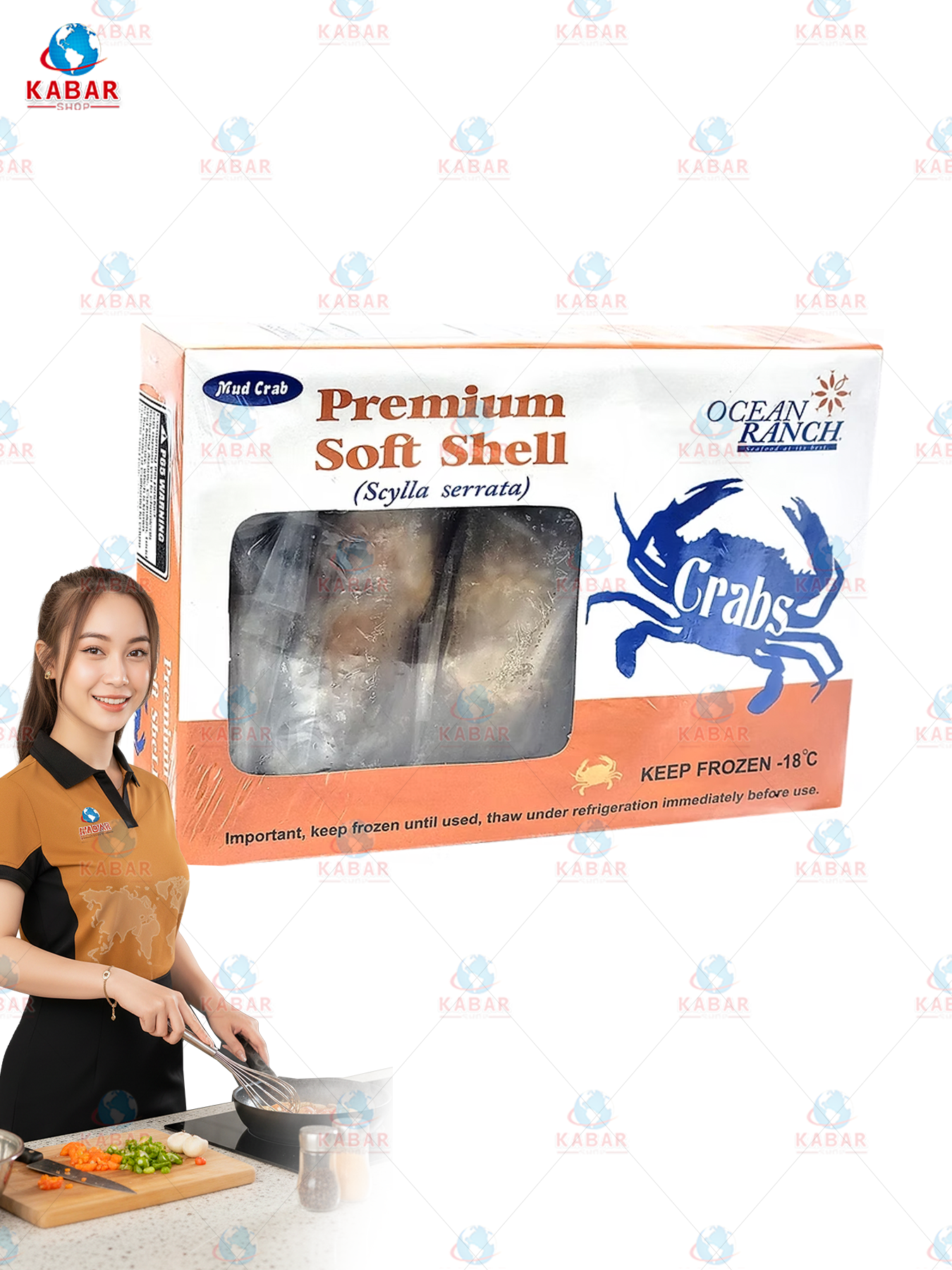 soft shell crab ဂဏန်းပျော့ 6* 1kg