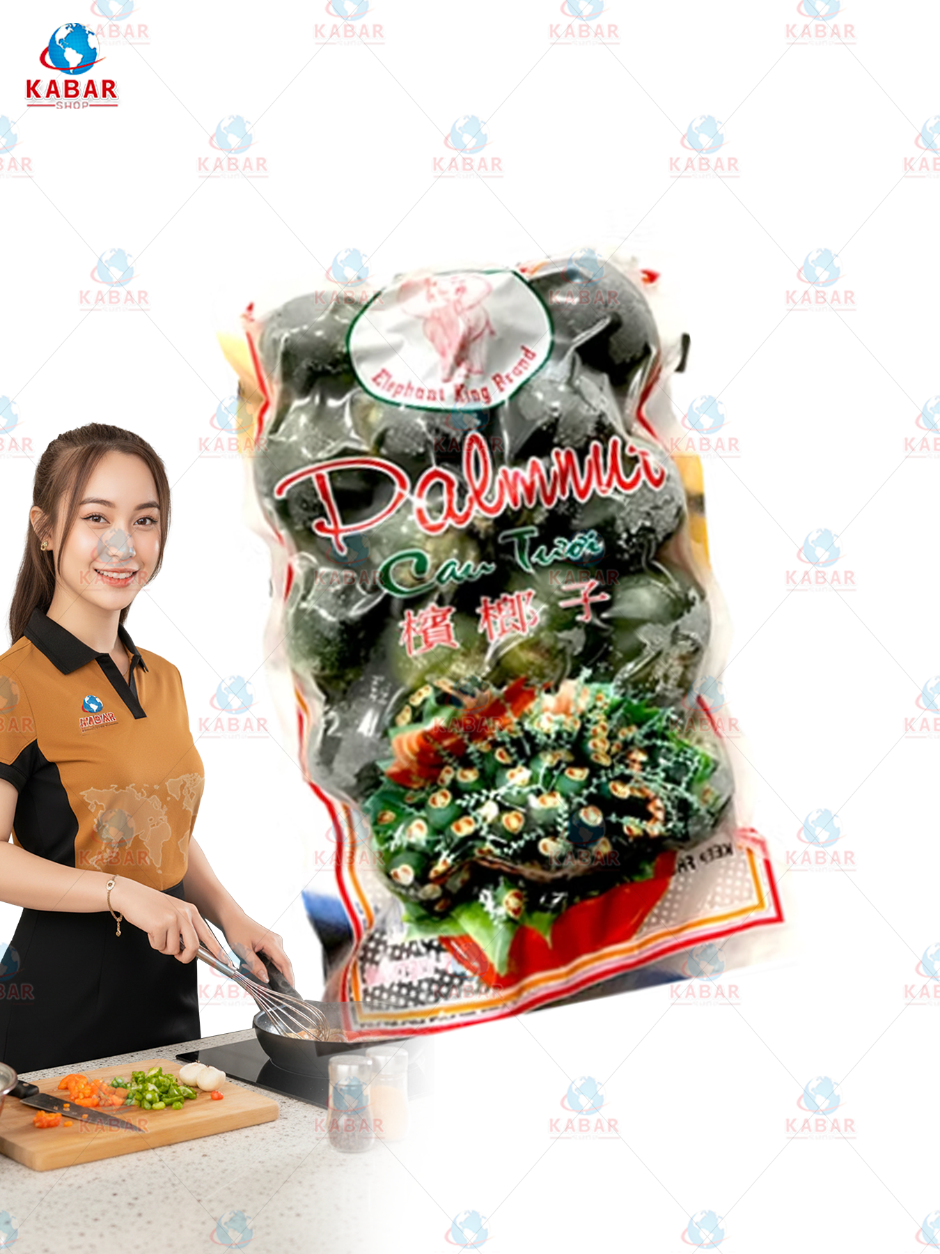 PALM NUT SEEDS(Baby Betel Nut) ကွမ်းသီးစိမ်း 40* 16oz