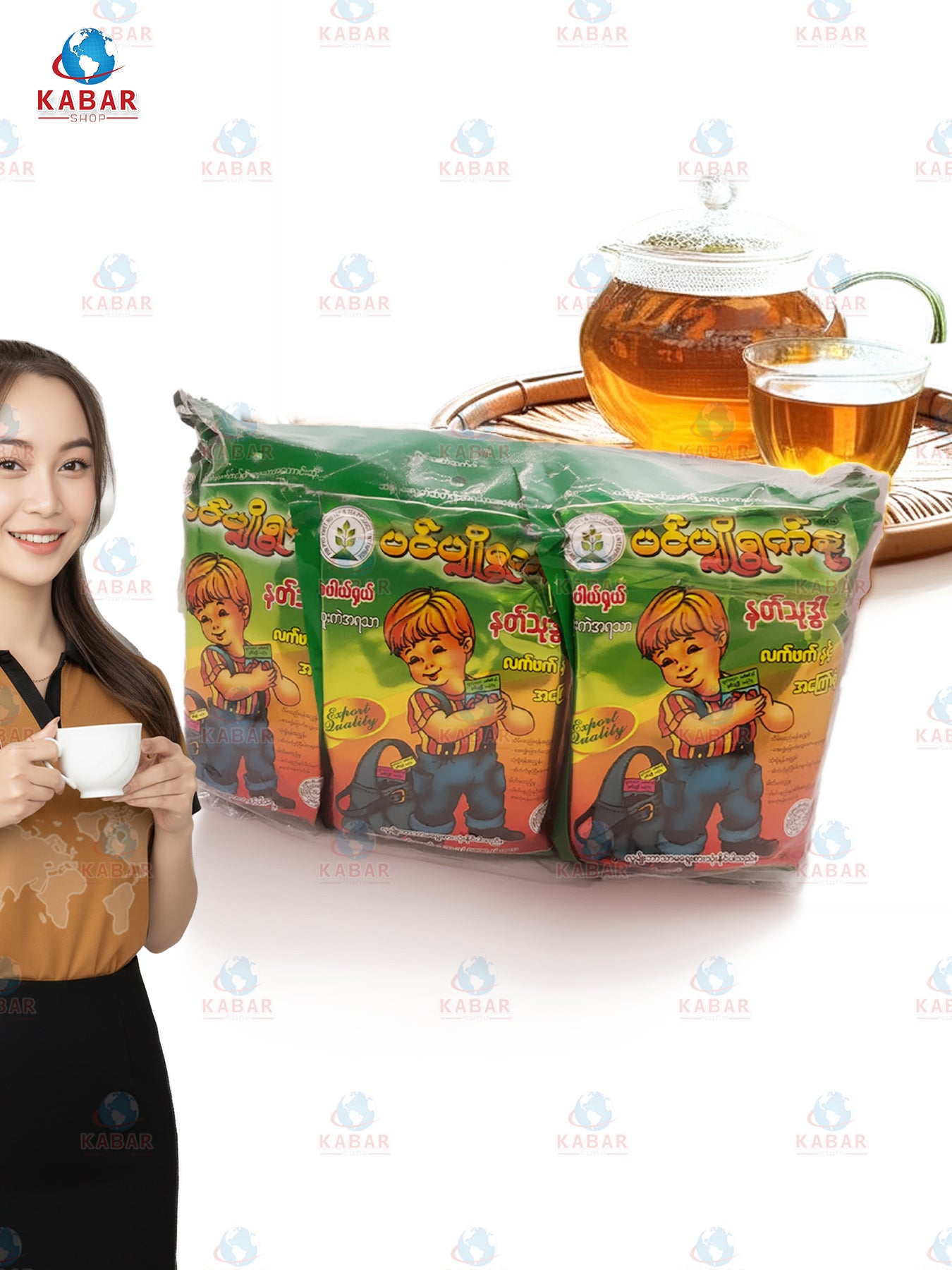 Pin Pyo Ywet Nu – Single Serve Spicy နတ်သုဒ္ဓါ လက်ဖက် နှင့် အကြော်စုံ ချဉ်စပ် (75g x 10S’ x 10 Bags)
