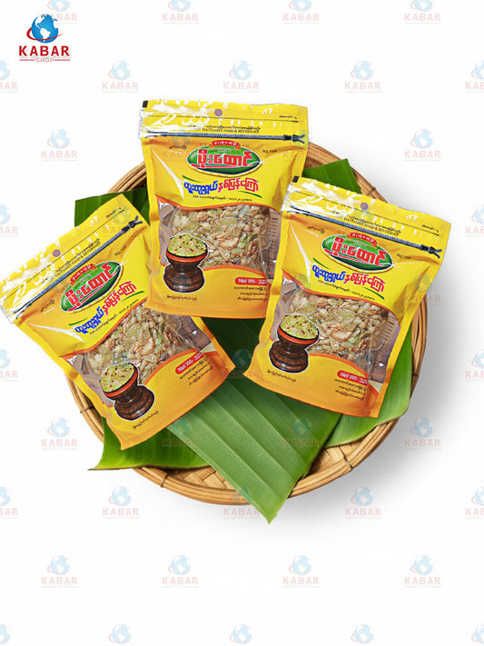 Poe Htaung - Fried Beans - ဖိုးထောင် နှစ်ပြန်ကြော် (320g x 42 packs
