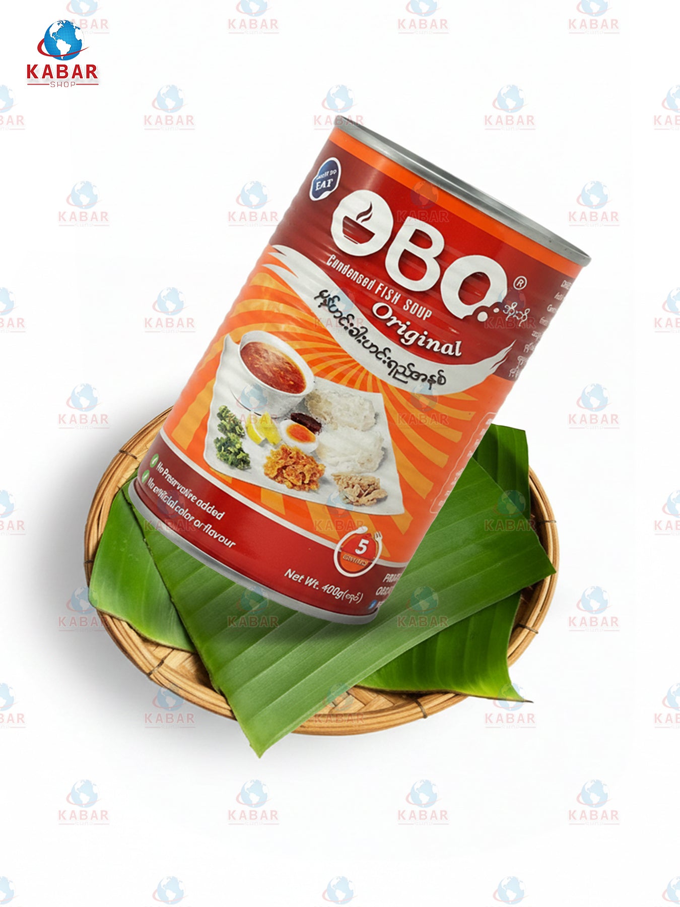 OBO—Mont Hin Kha အိုးဘို မုန့်ဟင်းခါး (400g x 24pcs)