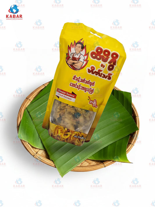 Hti Mi Gwi – Potato Sweet ထိမိဂ္ဂိ- အာလူးကြော် အချို (100g x 100 Pcs)