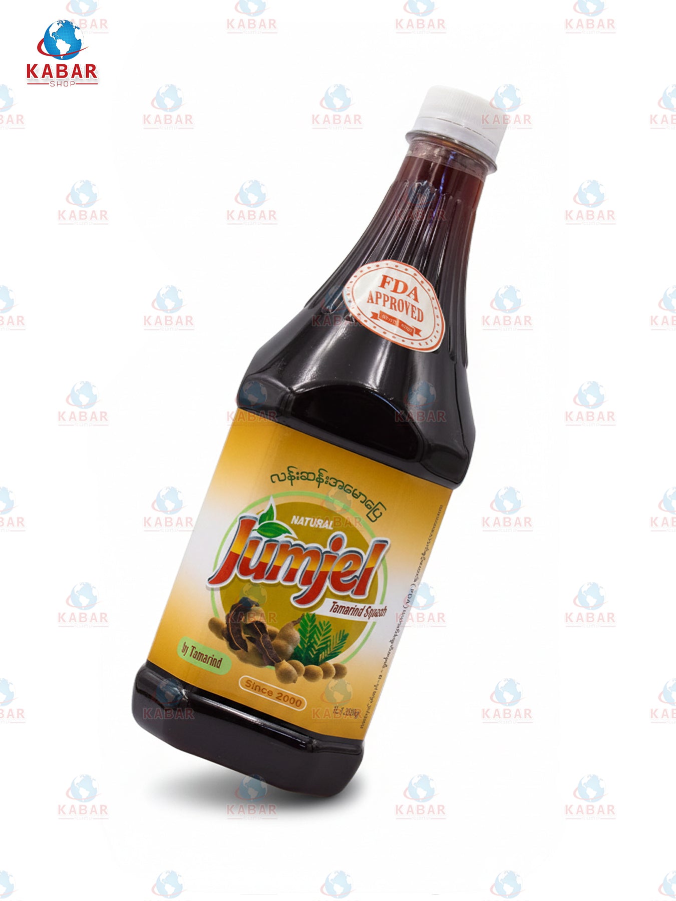 Jumjel - Tamarind juice - ဇီးမန်ကျည်း ဖျော်ရည် (1 liter x 12Btl)