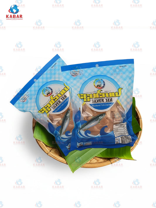 Silver Ocean- fish chips ငွေပင်လယ် - ငါးမုန့် (160 g x 60 Pcs)