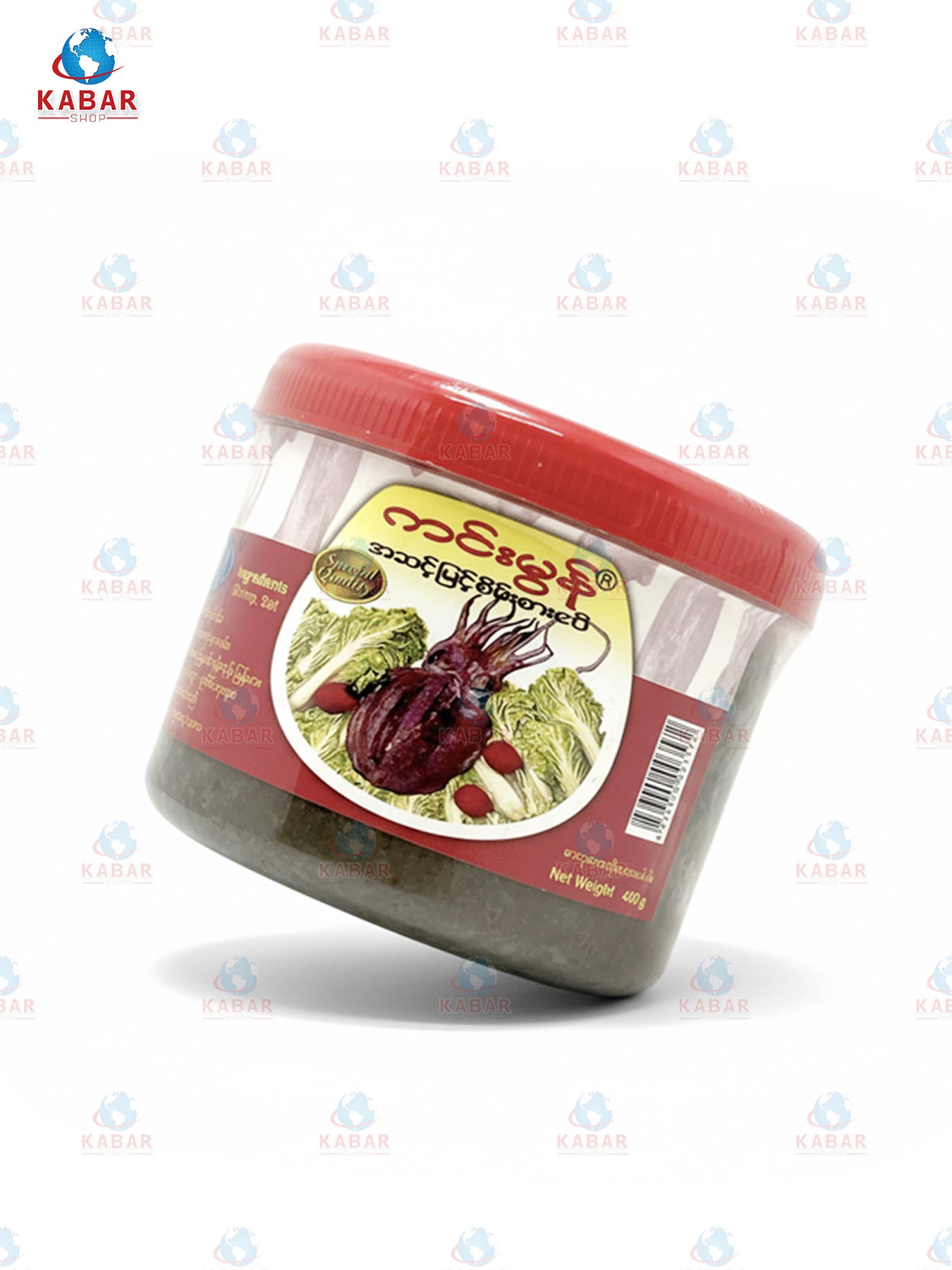 Squid - Fish Paste ကင်း မွန်ငပိ (400g x 30 Pcs)