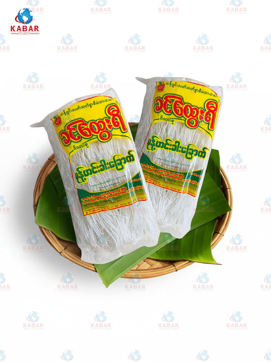 Kin Htwe Yi – Rice Stick ခင်ထွေးရီ -မူန့်ဖတ်&nbsp; (400g x 40pcs)