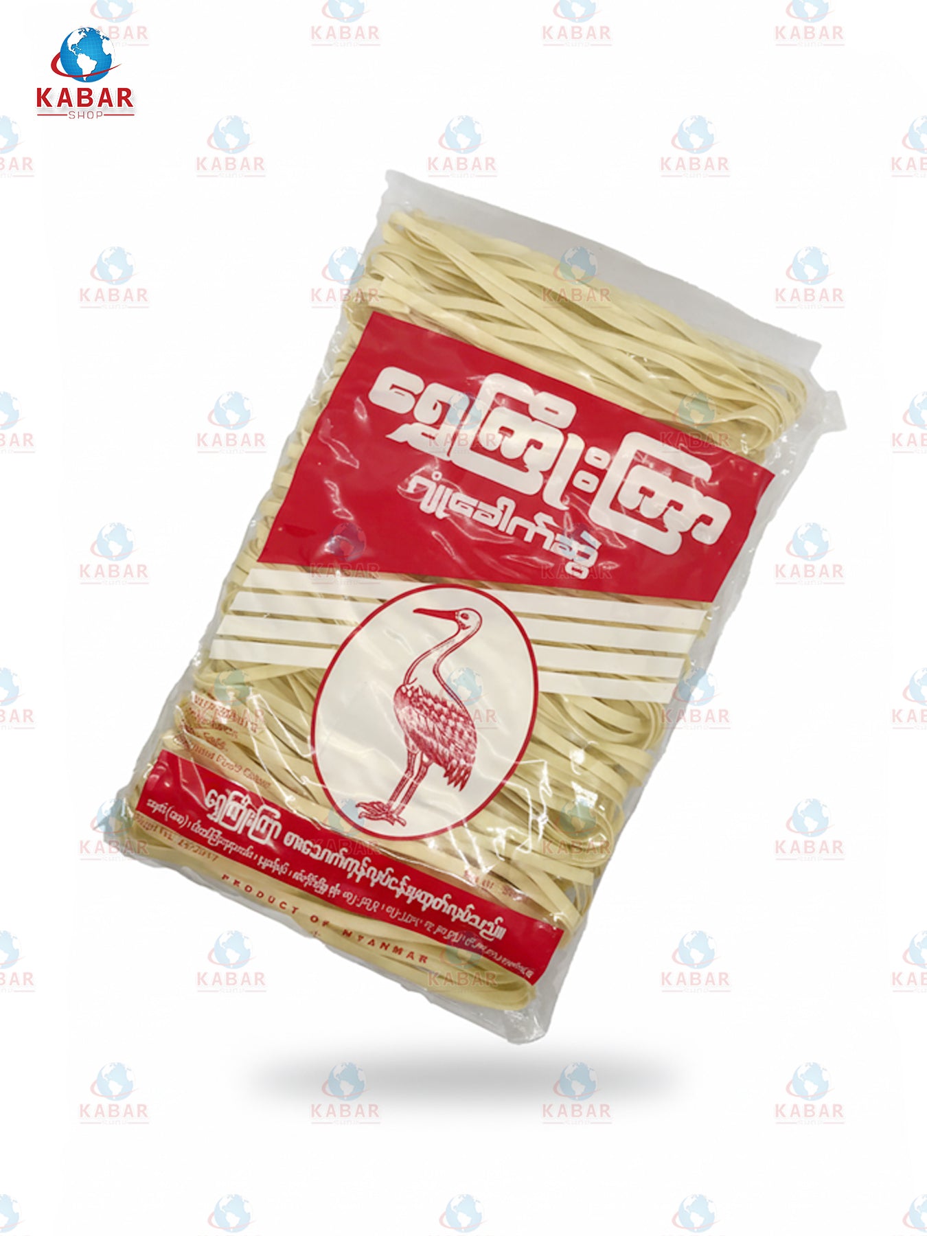 &nbsp;Shwe Joe Jar – Flat Noodle ရွှေကြိုးကြာခေါက်ဆွဲပြား(300g x 50 Packs)