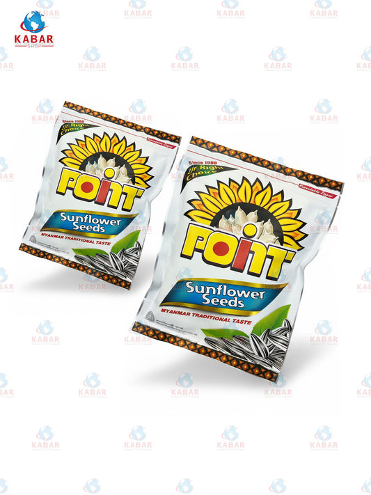 Point-Sunflower Seed ပွိုင့်-နေကြာ (ဆားလှော်) (90g x60packs).