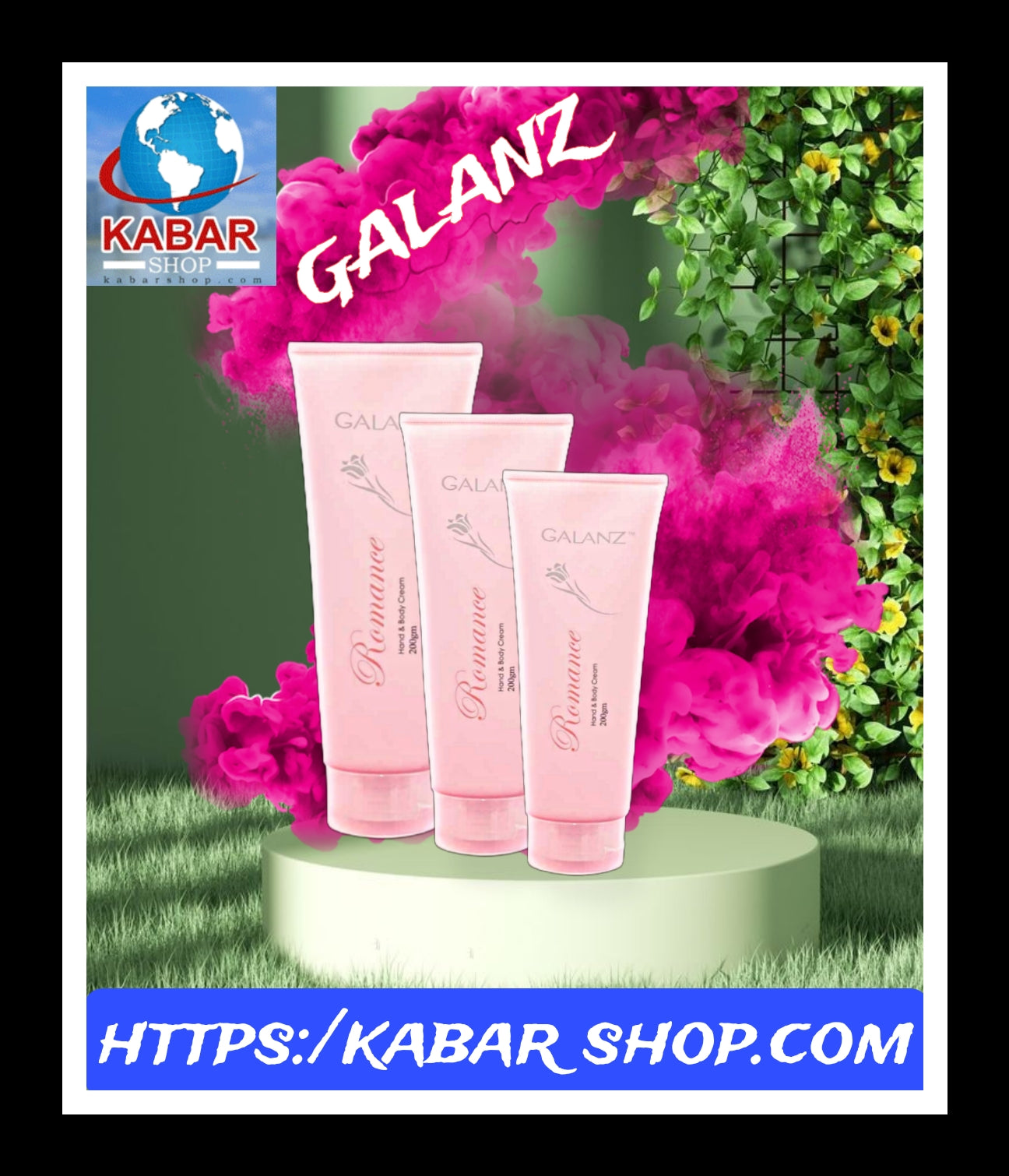 ဂဲလန့် ဟမ်း&ဘော်ဒီ ခရင်မ် Galanz Hand & Body Cream