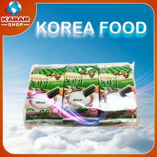 ကိုးရီးယား ဖု(ထ်) - Korea food, roasted and seasoned laver 001