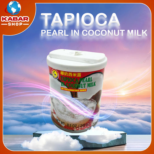 တစ်ပီကယ် ပါးလ် - Tapioca pearl in coconut milk 001