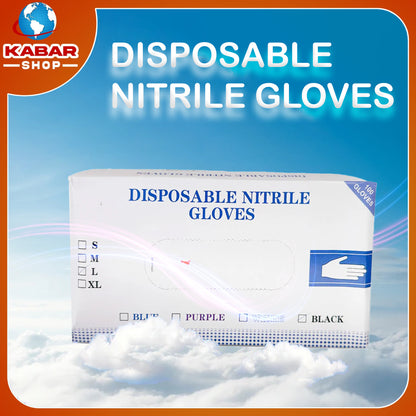 ဒစ်စပို့စဘယ် - နစ်ထရယ်လီ ဂလို့ (ဗ်) - Disposable Nitrile Gloves 002